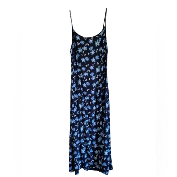 Vintage 90s Floral Maxi Dress large - Picture 2 of 5